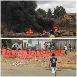 Protestos prosseguem em Buriticupu