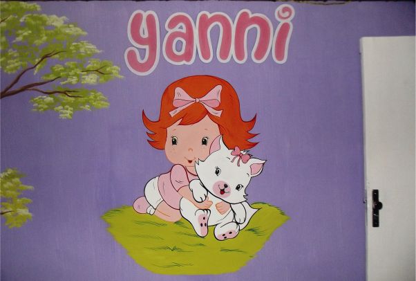 Quarto da criança - Yanni seria seu nome - foi decora para o bebê.