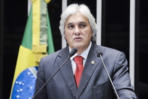 O senador Delcídio do Amaral (PT-MS) - Pedro Franca-26.fev.2014/Associated Press