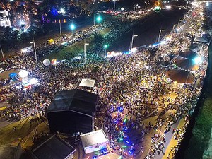  Apresentações ocorrem na avenida Litorânea, orla de São Luís (Foto: Divulgação / Governo do MA)