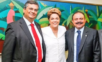 Dino, Dilma e Maranhão: jogada ousada para cancelar a votação do impeachment na Câmara